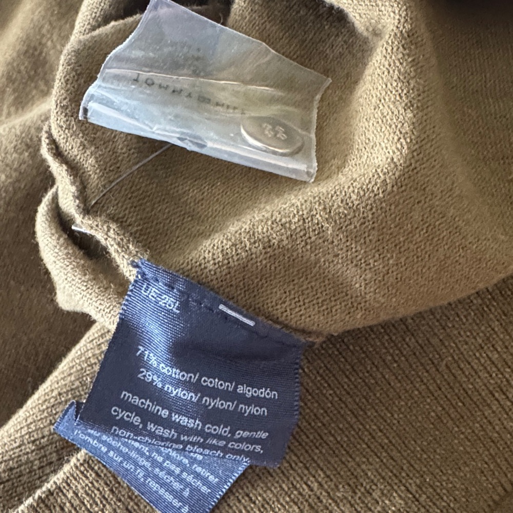 Tommy Hilfiger Olive Green Turtleneck Sweater - Medium - Picture 7 of 7